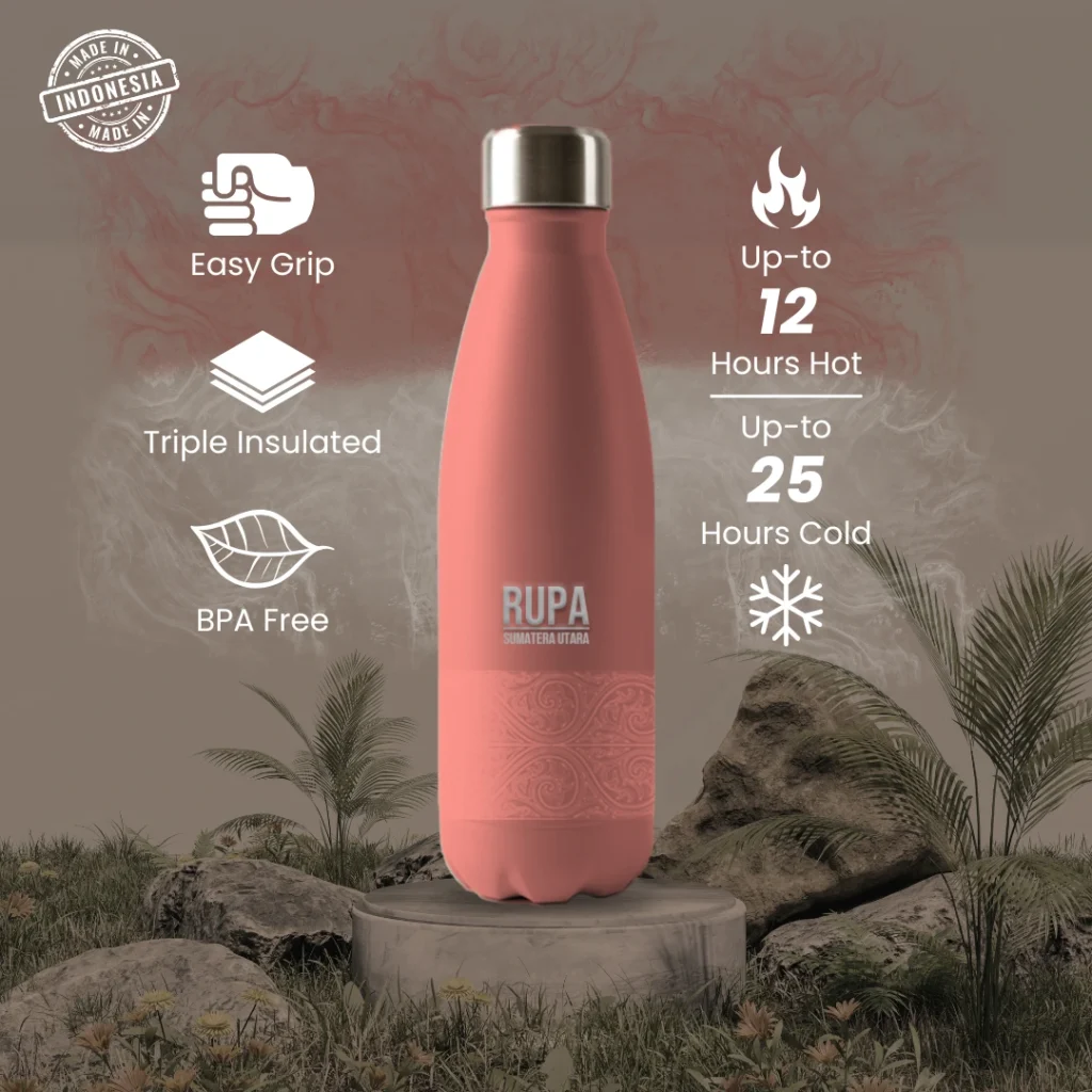 Tumbler RUPA Localpride Series dengan motif batik yang unik dan menarik.